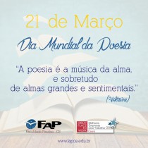21 de Março - Dia Mundial da Poesia