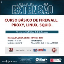 Curso de Extensão: Firewall, Proxy, Linux e Squid
