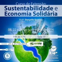 Curso de Extensão: Sustentabilidade e Economia Solidária