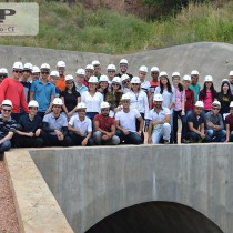 Alunos de Engenharia Civil visitam obras do Cinturão das Águas no Ceará