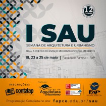 I SAU - Semana de Arquitetura e Urbanismo