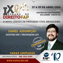Palestrante confirmado na IX Semana de Direito FAP: Daniel Assumpção
