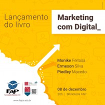 Lançamento do livro Marketing com Digital_