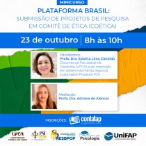 Minicurso - Plataforma Brasil: submissão de projetos de pesquisa em Comitê de Ética (Coética)