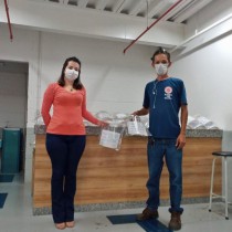 UniFAP doa protetores faciais para o Samu de Juazeiro do Norte