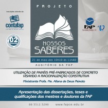 Projeto Nossos Saberes 2016.1 (21/Maio)