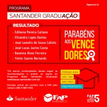 Resultado Bolsa Santander Graduação