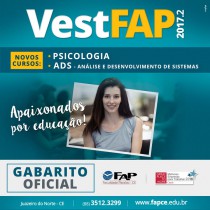 Gabarito Oficial VestFAP 2017.2 (Eng. Civil)