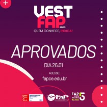 Resultado Final VestFAP 2020.1 - Provas: 26/01