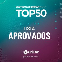 Resultado Final Vestibular FAP Fortaleza 2021.2 - TOP50