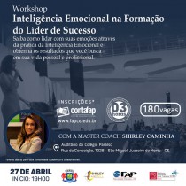 Workshop: Inteligência Emocional na Formação do Líder de Sucesso