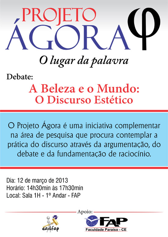 Projeto Ágora 2013.1 - Março