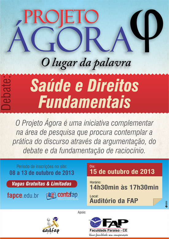Projeto Ágora 2013.2 - Outubro