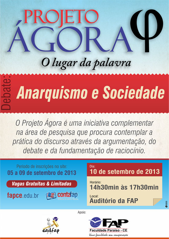 Projeto Ágora 2013.2 - Setembro