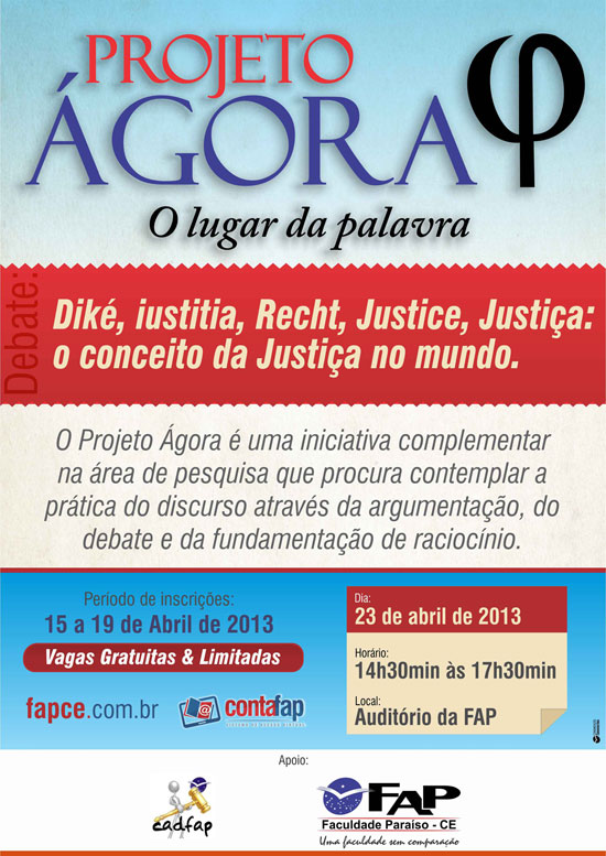Projeto Ágora 2013.1 - Abril