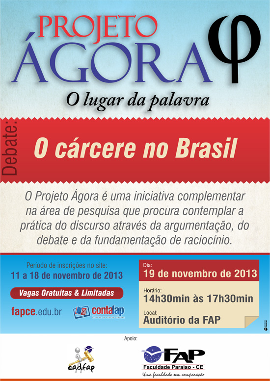 Projeto Ágora 2013.2 - Novembro