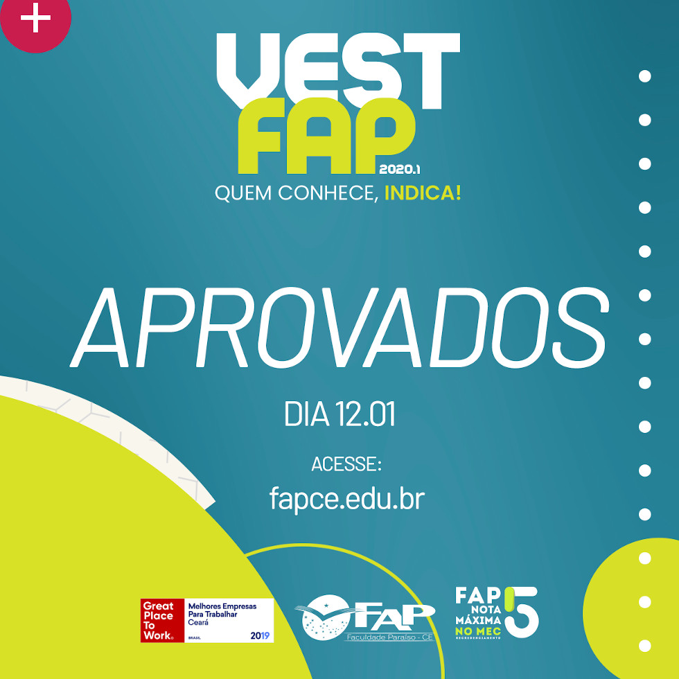 Resultado Final VestFAP 2020.1 - Provas: 12/01