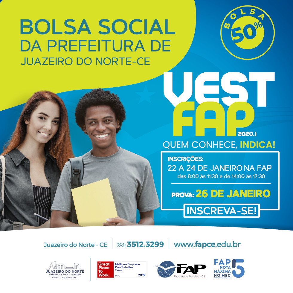 VestFAP 2020.1 - Programa Bolsa Social da Prefeitura de Juazeiro do Norte.