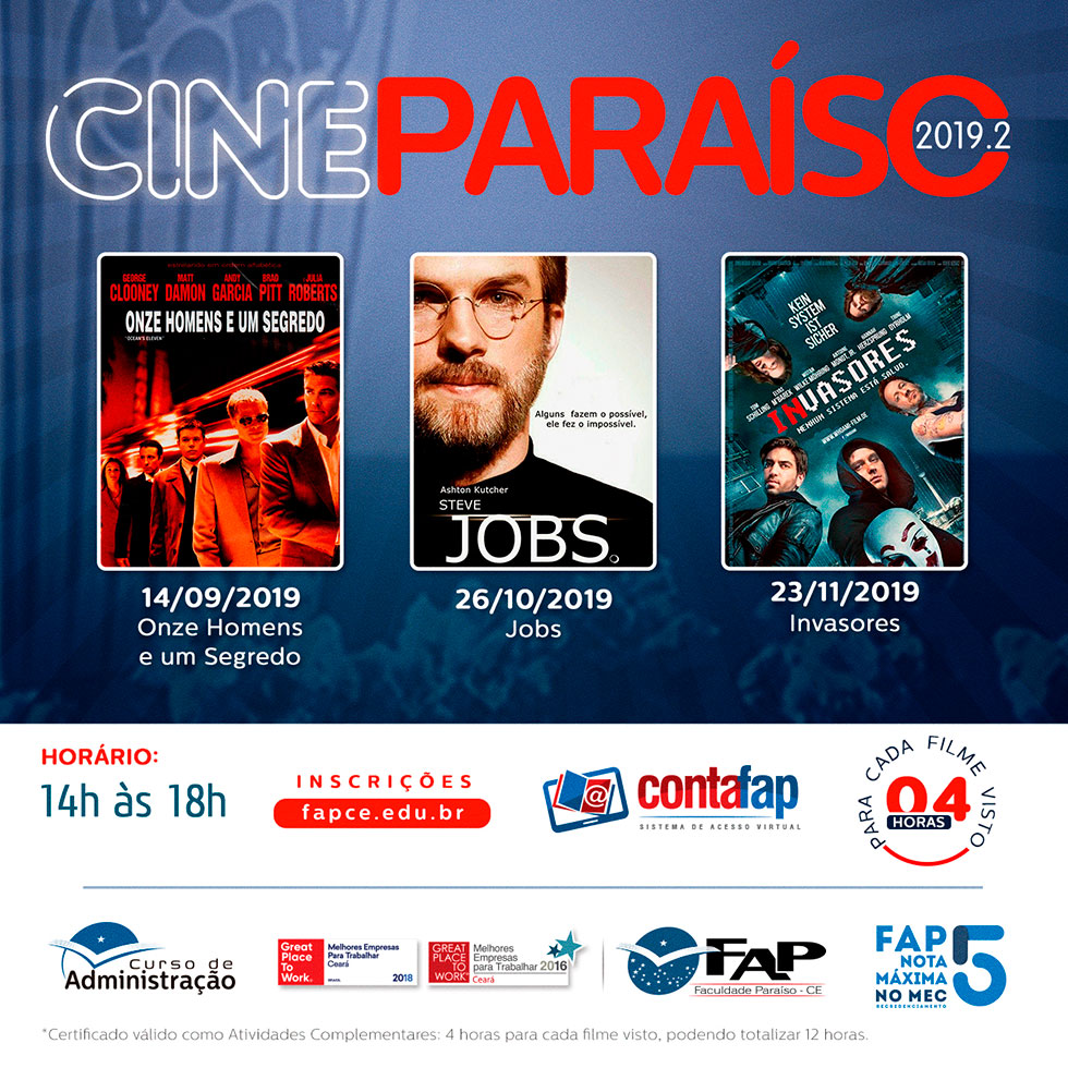 Cine Paraíso 2019.2