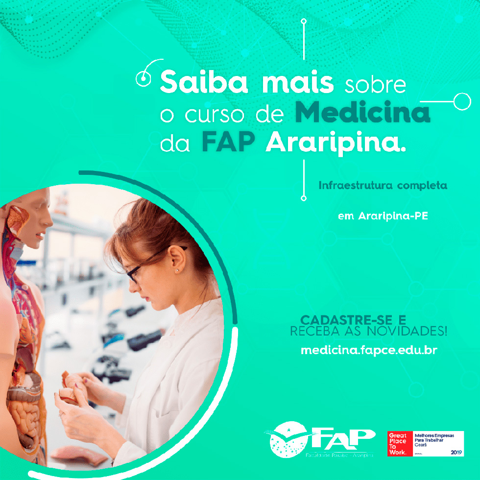 Medicina em Araripina: o curso mais procurado do Brasil com o selo de qualidade FAP