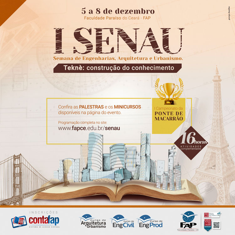I SENAU - Semana de Engenharias, Arquitetura e Urbanismo