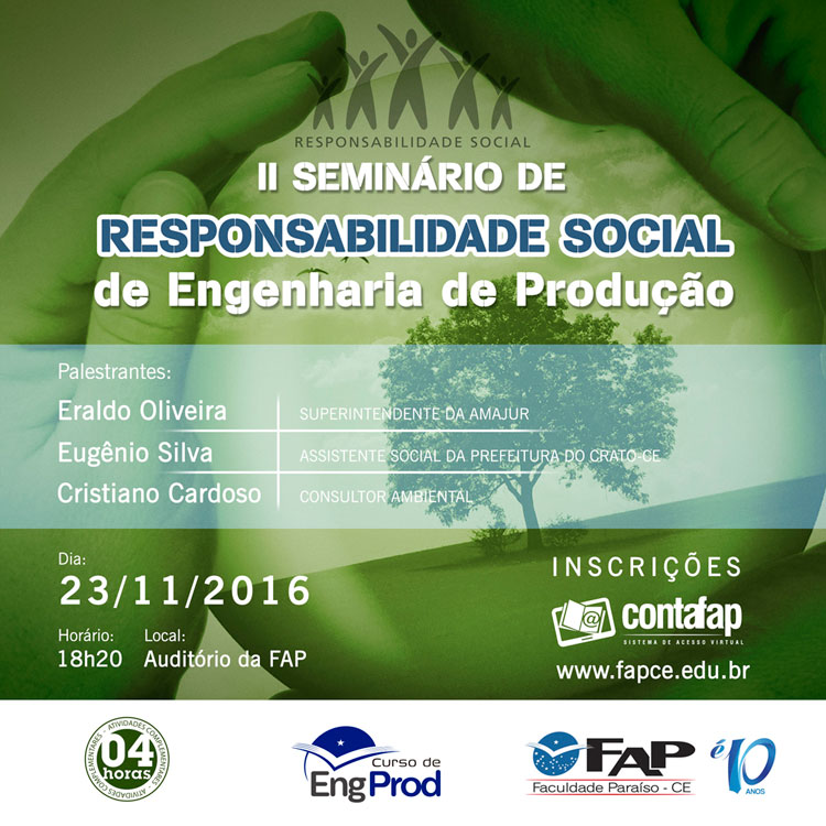II Seminário de Responsabilidade Social de Engenharia de Produção