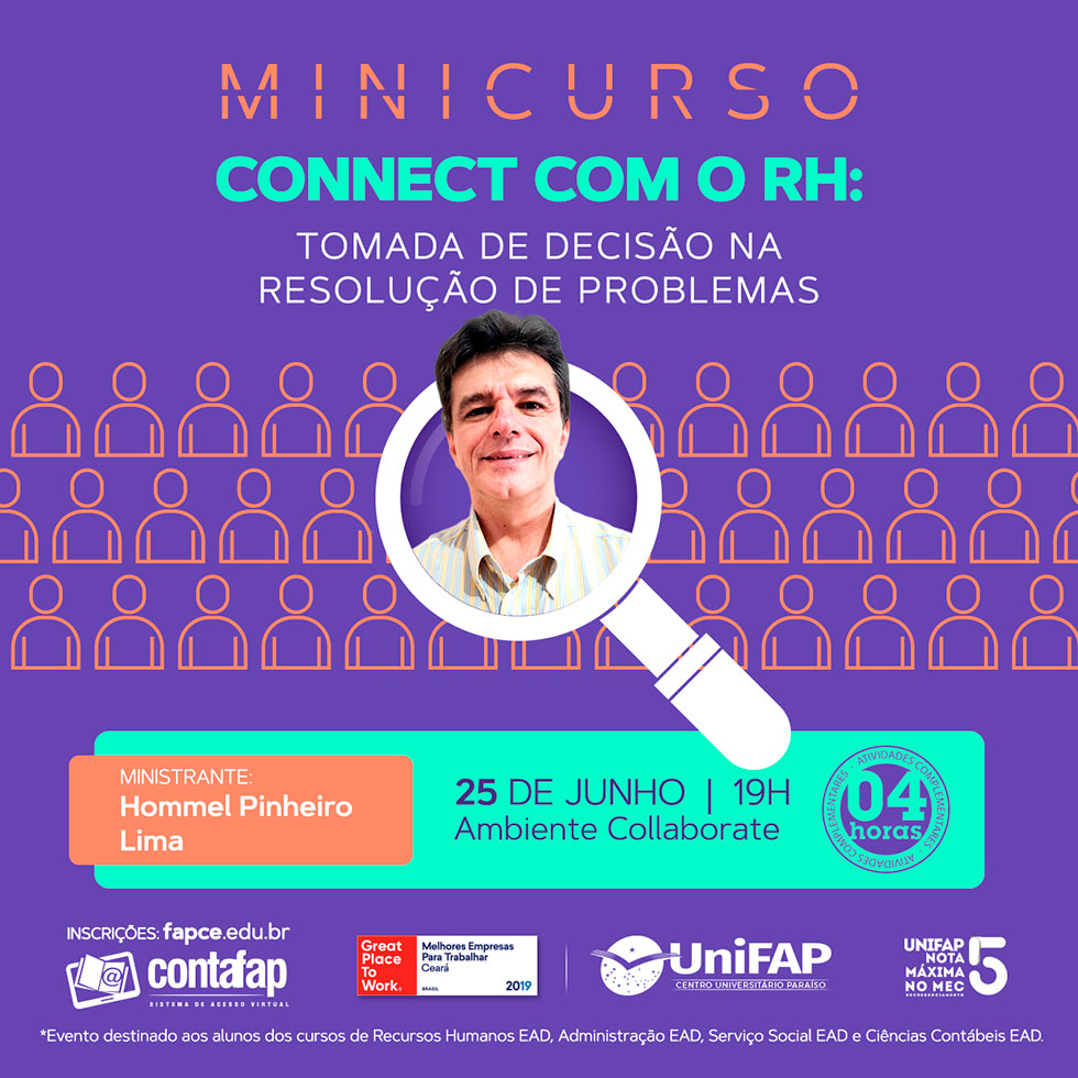 Minicurso - Connect com o RH: Tomada de decisão na resolução de problemas
