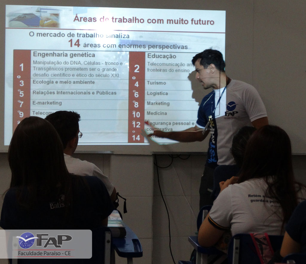 O curso de Marketing da FAP é destaque em evento no Colégio Batista do Cariri
