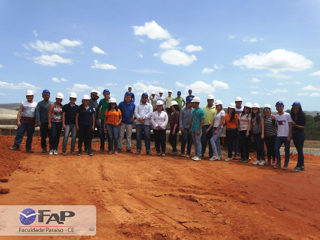 Visita à obra da Transposição do Rio São Francisco - Engenharia Civil - FAP