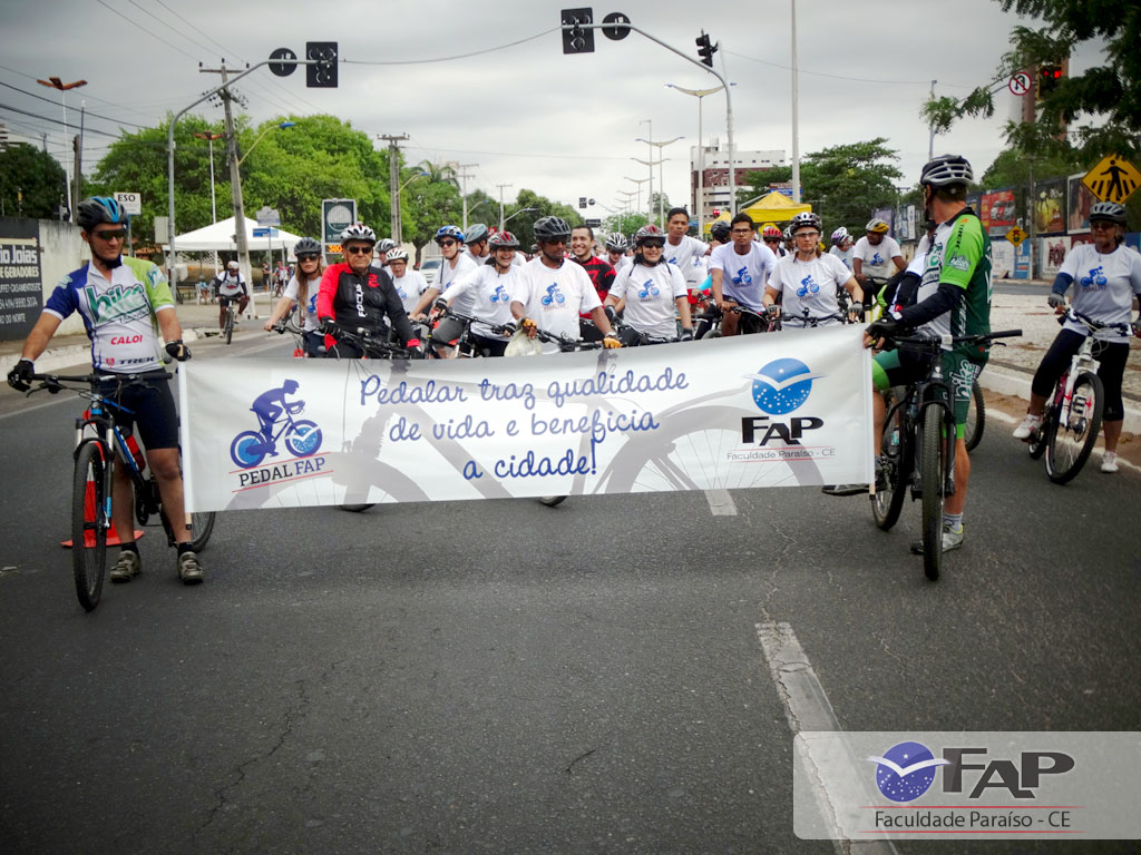 Pedal FAP reúne ciclistas iniciantes e profissionais do Cariri