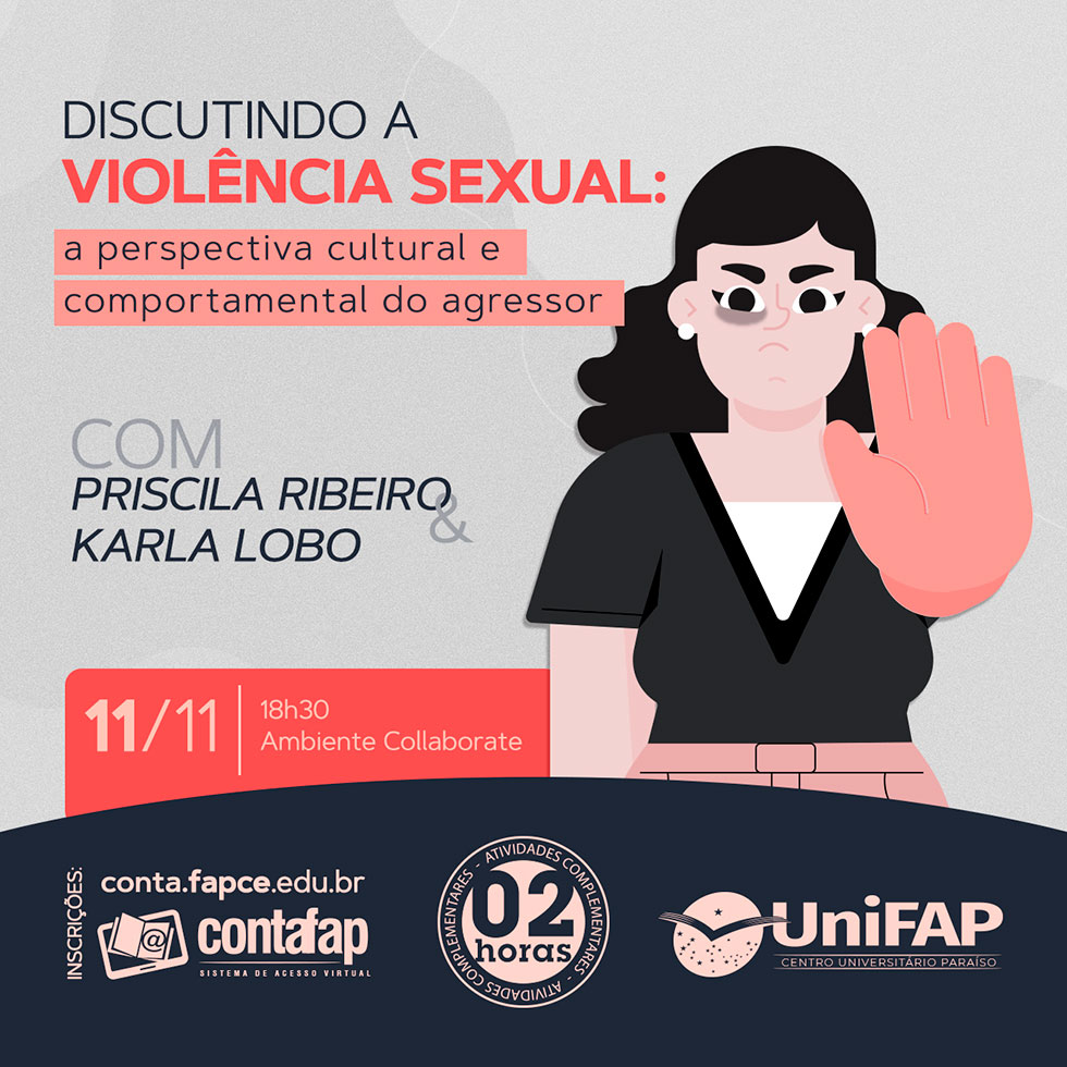 Palestra - Discutindo a violência sexual: a perspectiva cultural e comportamental do agressor