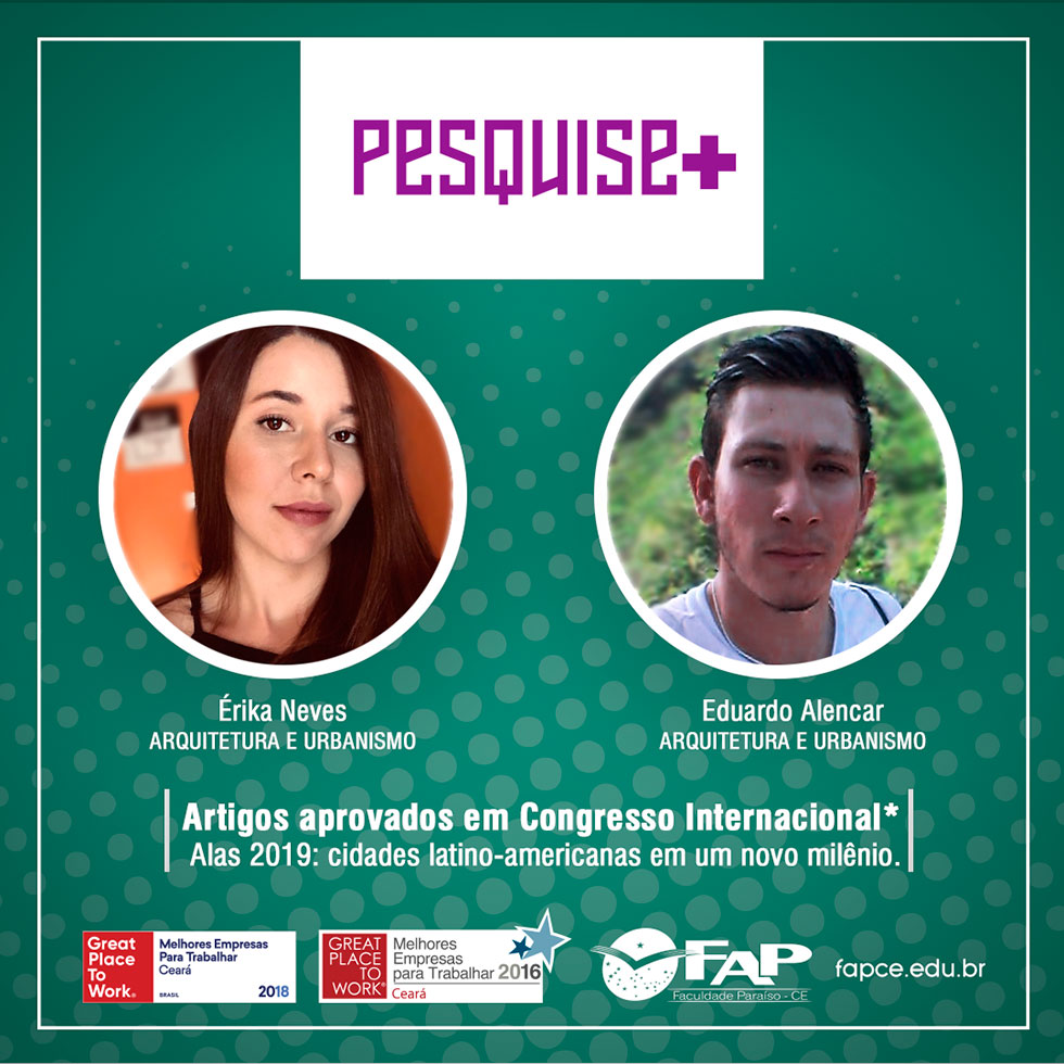 Alunos da FAP vão apresentar trabalho em congresso internacional no Peru