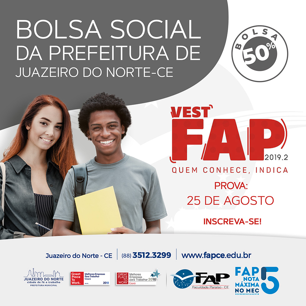 VestFAP 2019.2 - Programa Bolsa Social da Prefeitura de Juazeiro do Norte