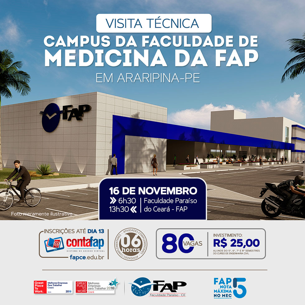 Visita Técnica - Campus da Faculdade de Medicina da FAP em Araripina-PE