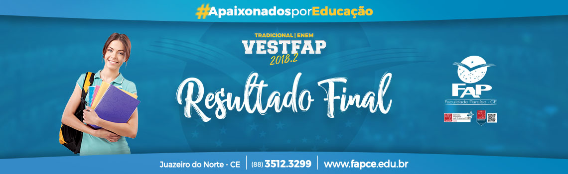 Resultado Final VestFAP 2018.2